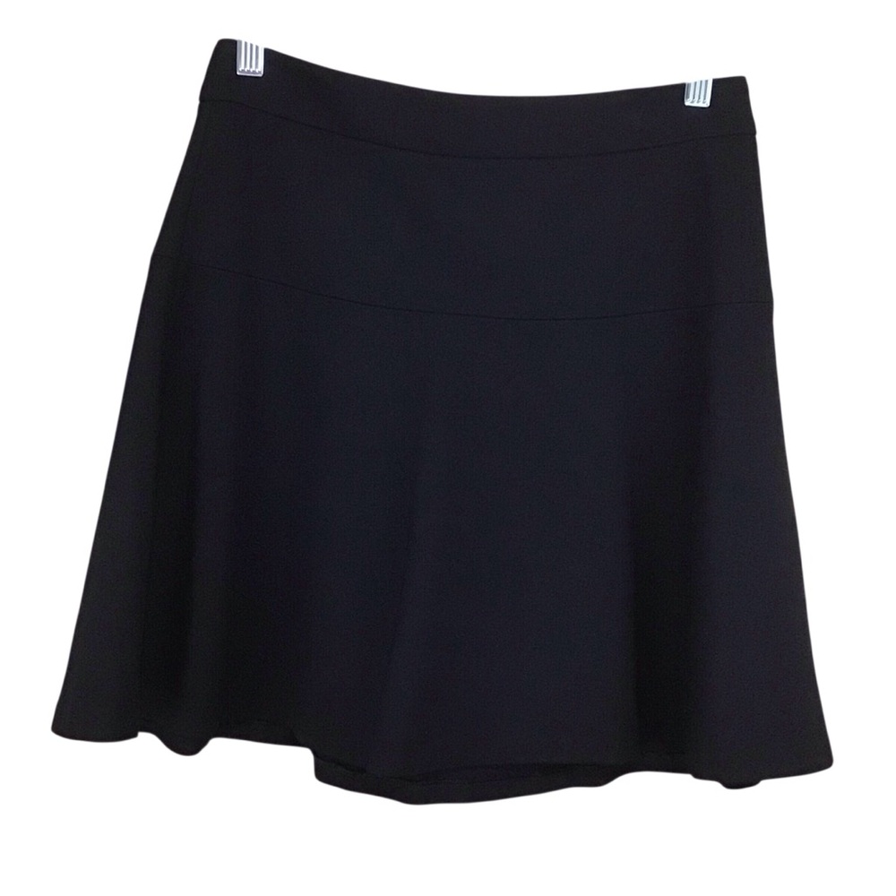 Banana Republic Petite Black Circle Skater Skirt 2 Petite